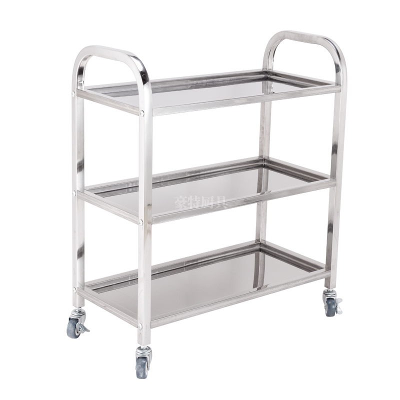 3055方管三层菜架（带轮）