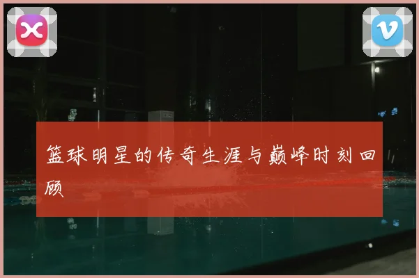 篮球明星的传奇生涯与巅峰时刻回顾